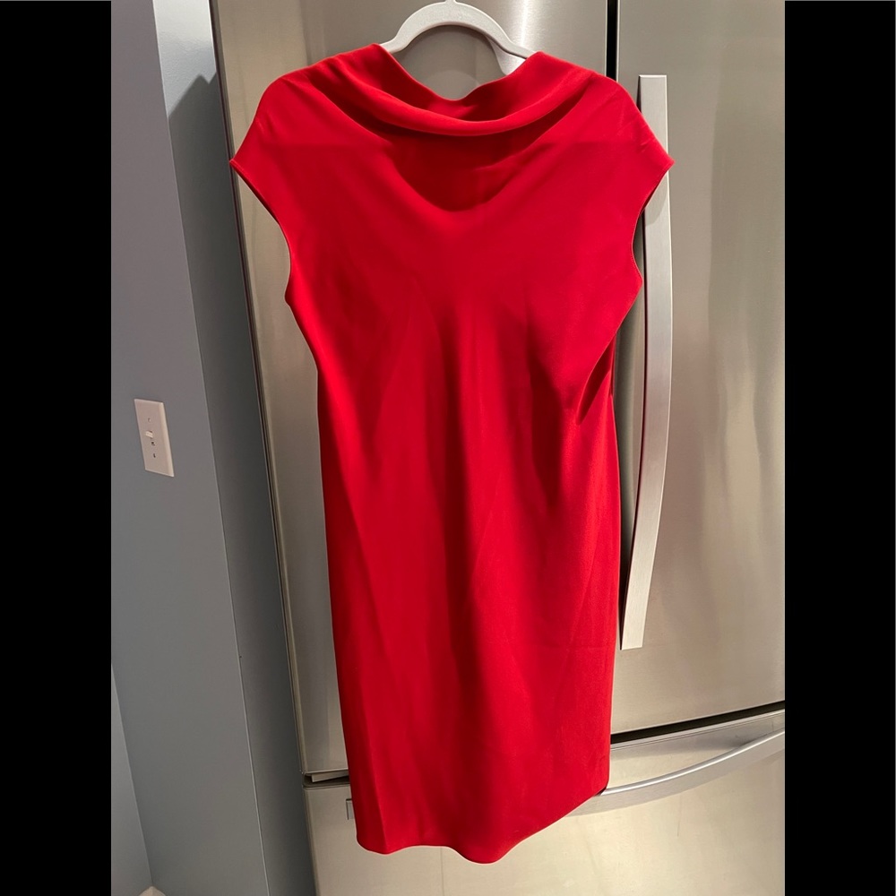 Red theory dress